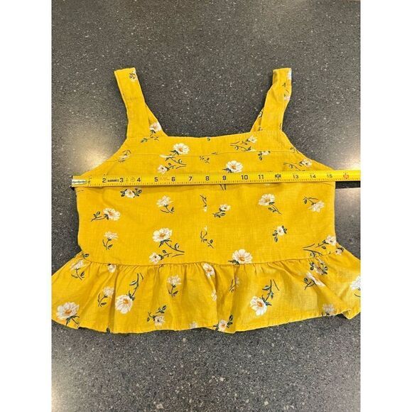 L.A. Hearts Yellow Daisy Print Top Size Medium - Picture 2 of 7